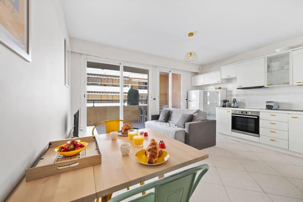 Palacio- Centre-Ville - Parking Prive - Proche Mer - Grande Terrasse 芒通 外观 照片